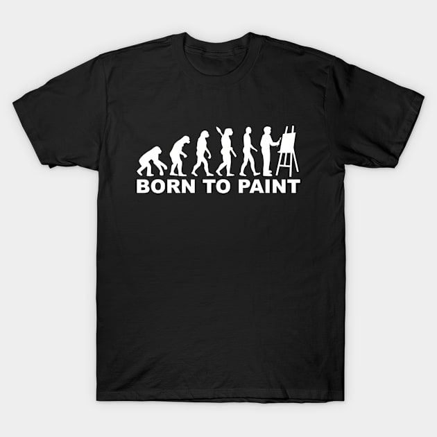 Painting evolution T-Shirt by Designzz